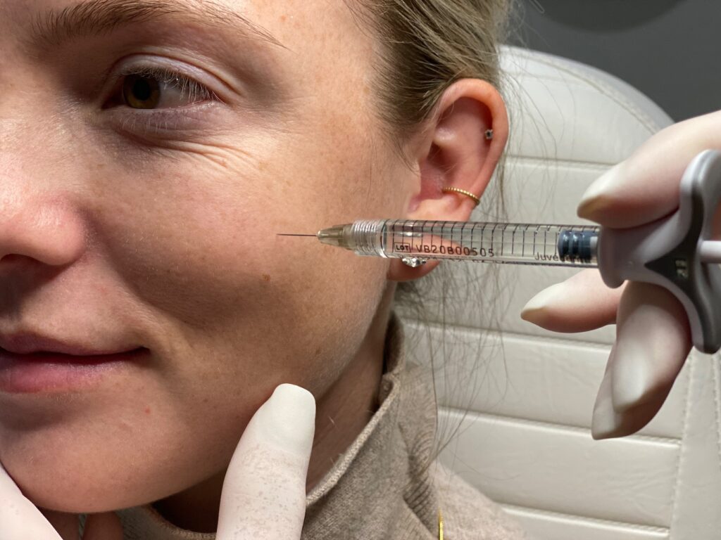 Expert applying Juvederm injections at trusted Juvederm providers at Spa in the City